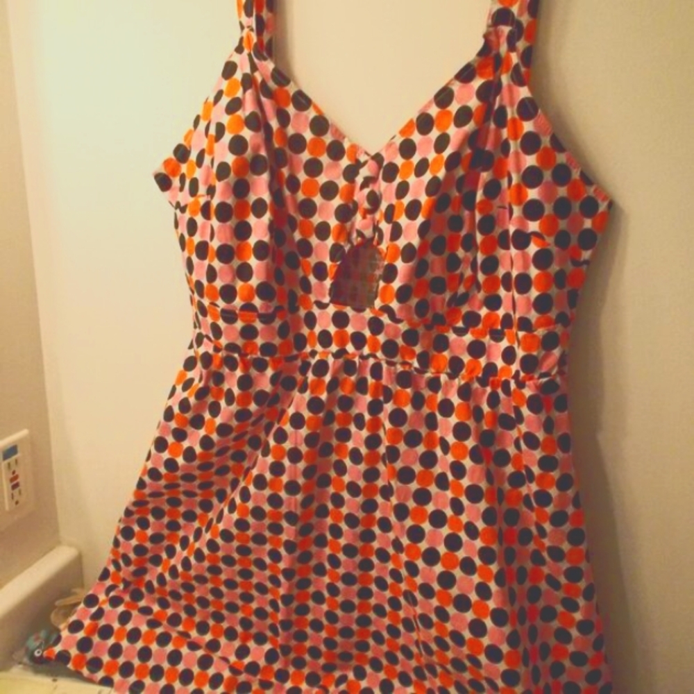 Avon cute polka dot summer dress XL